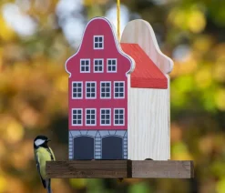 dobar® green label Vogelhäuser & Futterspender - Vogelfutterhaus henburg, , ca. B19/H30/T19 cm