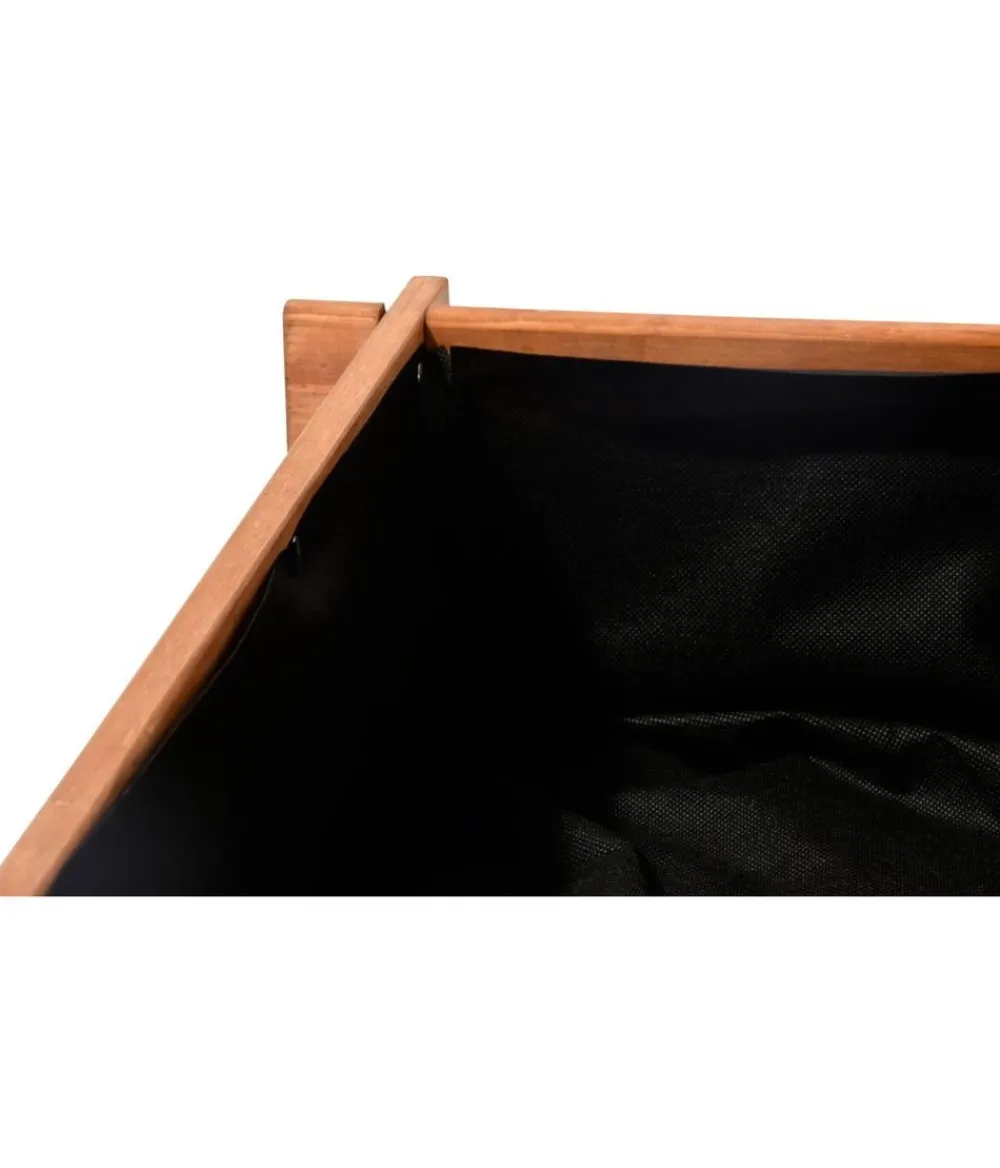 dobar® dobar Holz-Hochbeet Peru mit Rankspalier, ca. B110/H115/T88 cm Braun Clearance