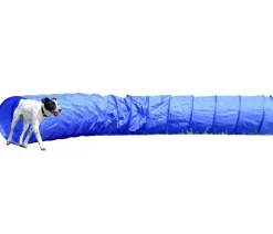 dobar® petlife Hundespielzeug - Agility Tunnel, ca. Ø60/L500 cm Blau