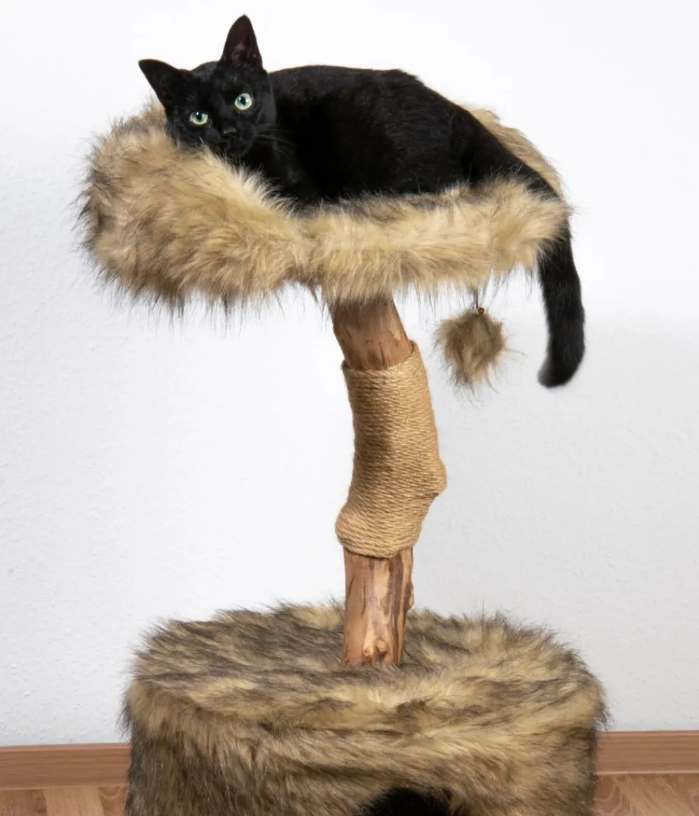 dobar® petlife Kratzbäume & Kratzmöbel - Design-Katzenmöbel Ruby, ca. B45/H88/T45 cm Braun