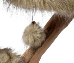 dobar® petlife Kratzbäume & Kratzmöbel - Design-Kratzbaum Jimmy, , ca. B50/H78/T50 cm Braun