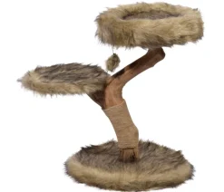 dobar® petlife Kratzbäume & Kratzmöbel - Design-Kratzbaum Jimmy, , ca. B50/H78/T50 cm Braun