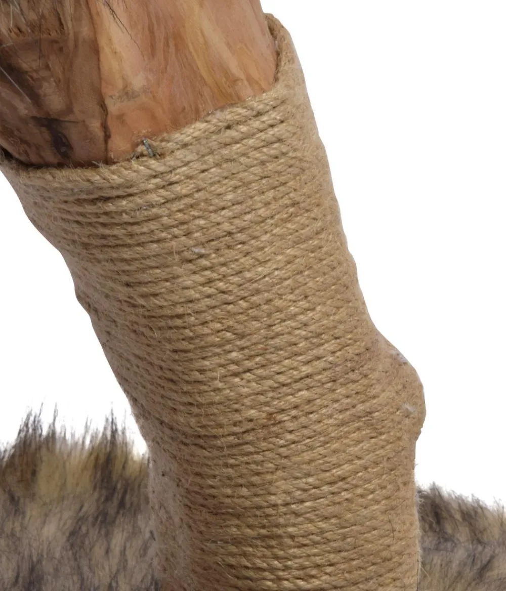 dobar® petlife Kratzbäume & Kratzmöbel - Design-Kratzbaum Jimmy, , ca. B50/H78/T50 cm Braun