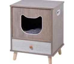 dobar® petlife Katzenhöhlen > Katzenschrank Cathy, ca. B45/H48/T40 cm
