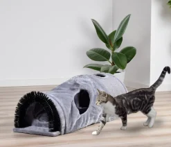 dobar® petlife Kratzbäume & Kratzmöbel|Katzenspielzeug - Katzentunnel, , ca. B87/H27/T37,5 cm