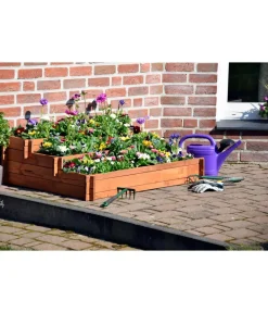 dobar® dobar Pflanzkasten-Hochbeet Peru, ca. B110/H36/T88 cm Braun Hot