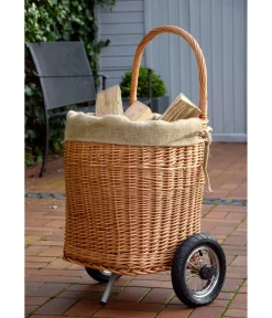dobar® Mehr Haushaltshelfer > dobar Premium Kaminholzwagen, ca. B45/H93/T43 cm