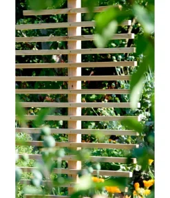 dobar® dobar Rankhilfe in Blattform, ca. B84/H160 /T6,5 cm Hellbraun Outlet