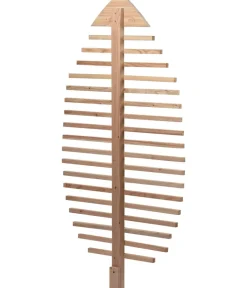 dobar® dobar Rankhilfe in Blattform, ca. B84/H160 /T6,5 cm Hellbraun Outlet