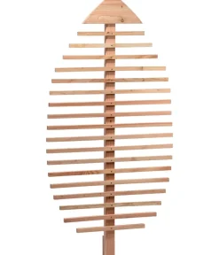dobar® dobar Rankhilfe in Blattform, ca. B84/H160 /T6,5 cm Hellbraun Outlet