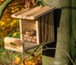 dobar® wildlife Eichhörnchen Futterstation, ca. B24/H17/T15 cm Natur Sale