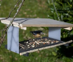 dobar® wildlife Vogelhäuser & Futterspender > Vogelfutterhaus Futura II, ca. B38/H18/T22 cm