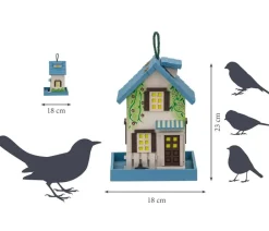 dobar® wildlife Vogelhaus Café, Kiefer, /, ca. B18/H23/T18 cm Outlet