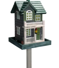 dobar® wildlife Vogelhaus Welcome inkl. Ständer, /, ca. B23/H100/T18 cm New