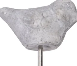 dobar® wildlife Vogeltränken|Gartenzwerge & Gartenfiguren - Vogeltränke Carré, Keramik, , ca. B29/H5/T29 cm Grau