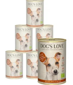 DOG'S LOVE Nassfutter Hund > Nassfutter für Hunde Bio, 6 x 400 g