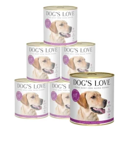 DOG'S LOVE Nassfutter für Hunde Adult, 6 x 800 g Best