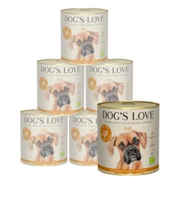 DOG'S LOVE Nassfutter für Hunde Bio, 6 x 800 g Online