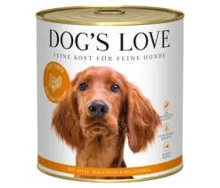 DOG'S LOVE Nassfutter Hund - Nassfutter für Hunde Adult, 6 x 800 g