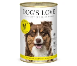 DOG'S LOVE Nassfutter Hund - Nassfutter für Hunde Adult, 6 x 400 g