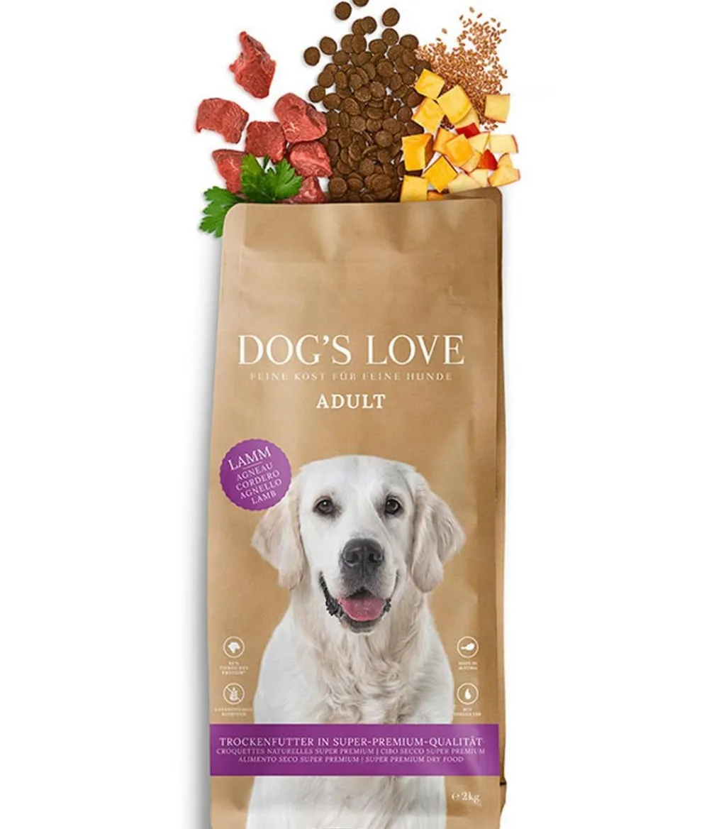 DOG'S LOVE Trockenfutter Hund - Trockenfutter für Hunde Adult