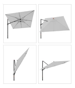 Doppler Sonnenschirme - Ampelschirm myZone AX, quadratisch, ca. B280/T280 cm Anthrazit