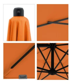 Doppler Sonnenschirme - Ampelschirm myZone AX, quadratisch, ca. B210/T210 cm Orange