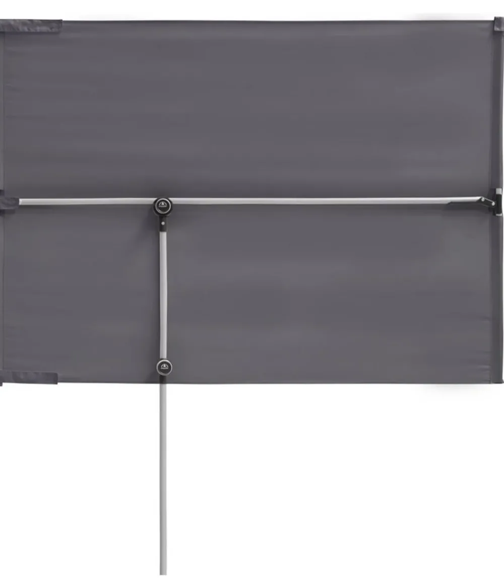 Doppler Balkonblende Active, 180 x 130 cm Dunkelgrau Discount
