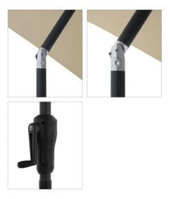 Doppler Sonnenschirme > Balkonschirm Life, rechteckig, ca. B250/T200 cm