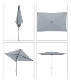 Doppler Sonnenschirme > Balkonschirm myZone, rechteckig, ca. B190/T125 cm