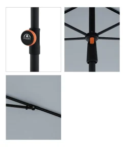 Doppler Sonnenschirme > Balkonschirm myZone, rechteckig, ca. B190/T125 cm