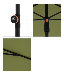 Doppler Balkonschirm myZone, rechteckig, ca. B190/T125 cm Grün Sale