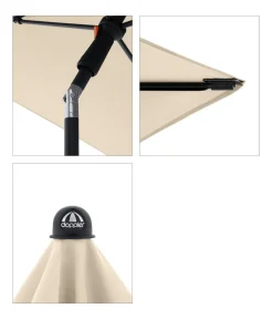 Doppler Sonnenschirme - Balkonschirm myZone, rechteckig, ca. B190/T125 cm Natur