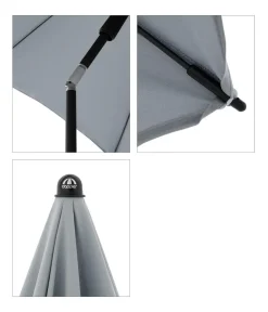 Doppler Balkonschirm myZone, rund, ca. Ø200 cm Hellgrau Online