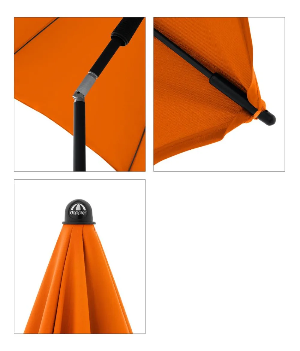 Doppler Sonnenschirme - Balkonschirm myZone, rund, ca. Ø200 cm Orange