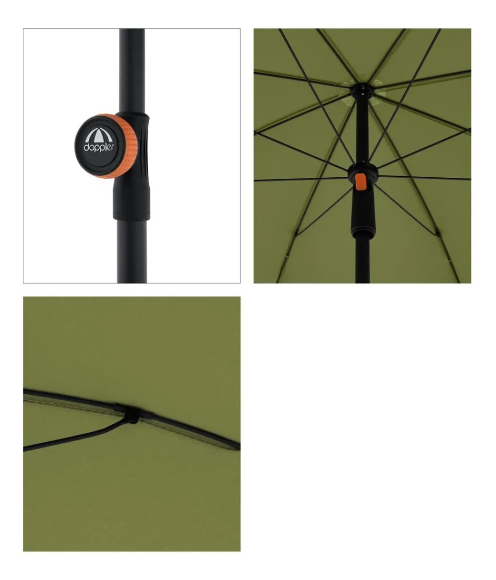 Doppler Sonnenschirme - Balkonschirm myZone, rund, ca. Ø200 cm Grün