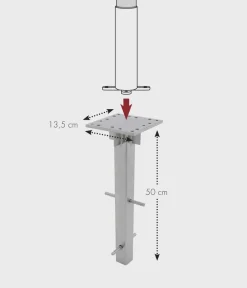 Doppler Sonnenschirme > Bodenanker für Sonnenschirm