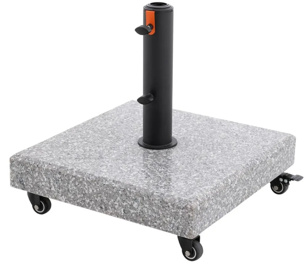 Doppler Schirmständer - Granit-Schirmständer myZone, ca. 50 kg Grau