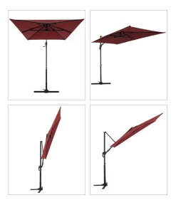 Doppler Sonnenschirme > Pendelschirm Active Green Edition City, rechteckig, ca. B245/H235/T135 cm