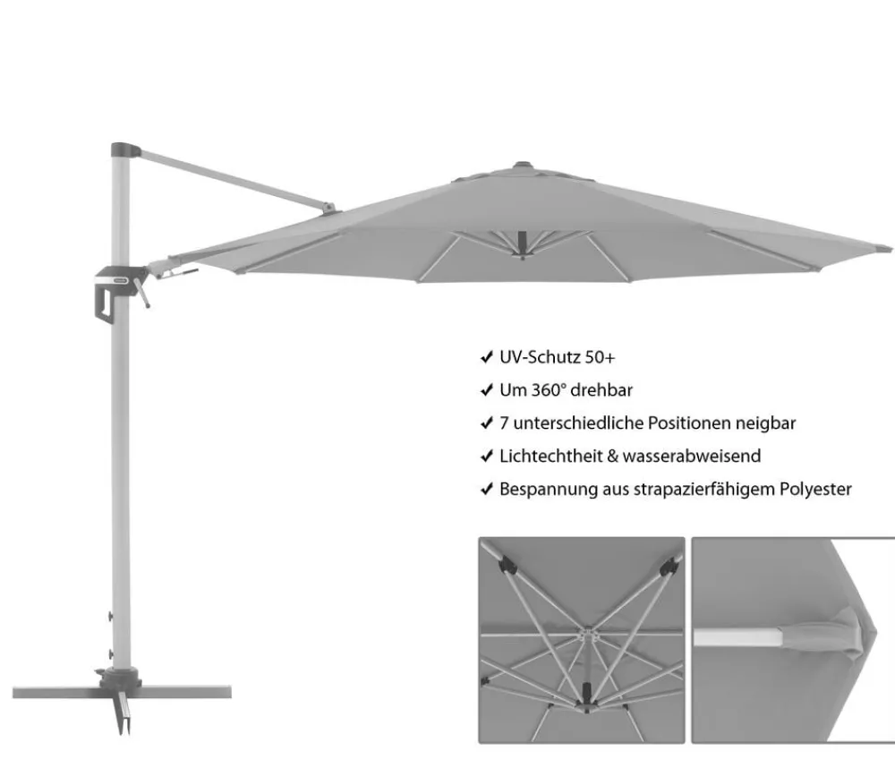 Doppler Sonnenschirme > Pendelschirm Active, rund, ca. Ø370 cm