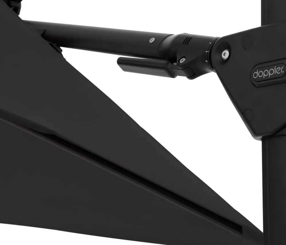 Doppler Sonnenschirme - Pendelschirm Active Green Edition City, rechteckig, ca. B245/H235/T135 cm Anthrazit