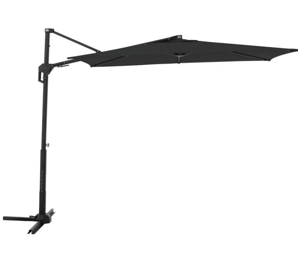 Doppler Sonnenschirme - Pendelschirm Active Green Edition City, rechteckig, ca. B245/H235/T135 cm Anthrazit