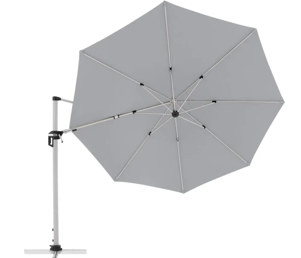 Doppler Sonnenschirme - Pendelschirm Active, rund, ca. Ø370 cm Hellgrau