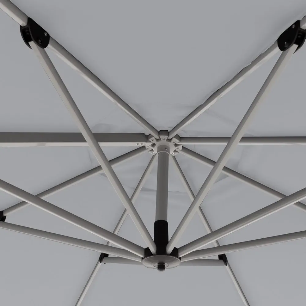 Doppler Sonnenschirme - Pendelschirm Active, rund, ca. Ø370 cm Hellgrau