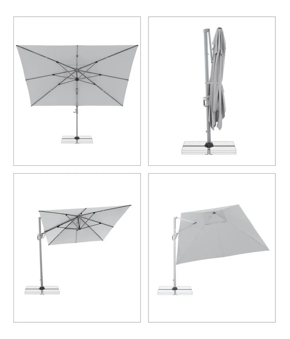 Doppler Sonnenschirme > Pendelschirm Active NeoSide, rechteckig, ca. B350/T260 cm
