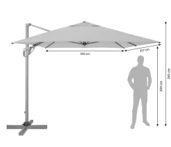 Doppler Sonnenschirme > Pendelschirm Active NeoSide, rechteckig, ca. B350/T260 cm