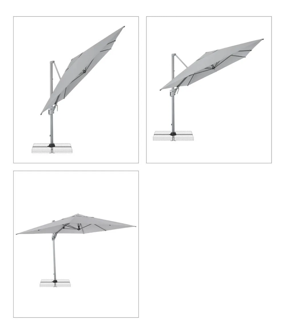 Doppler Sonnenschirme > Pendelschirm Active NeoSide, rechteckig, ca. B350/T260 cm