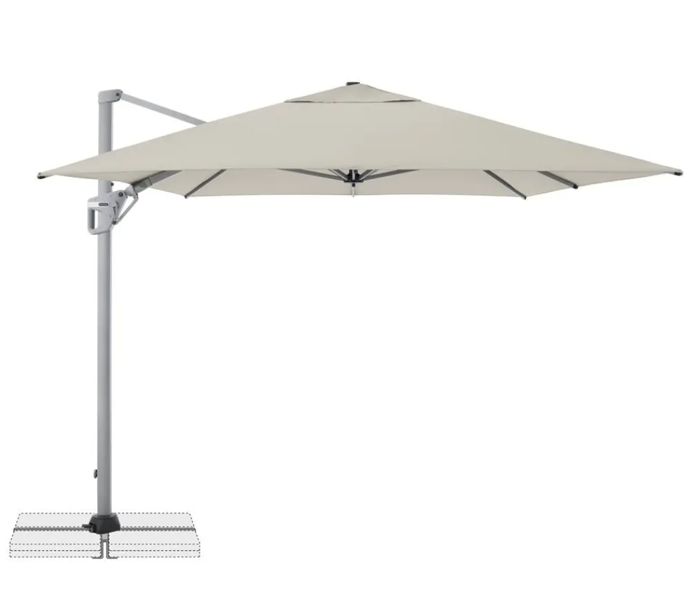 Doppler Sonnenschirme - Pendelschirm Active NeoSide, rechteckig, ca. B350/T260 cm Natur