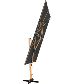Doppler Sonnenschirme > Pendelschirm Aluwood XL, rechteckig, ca. B400/T300 cm