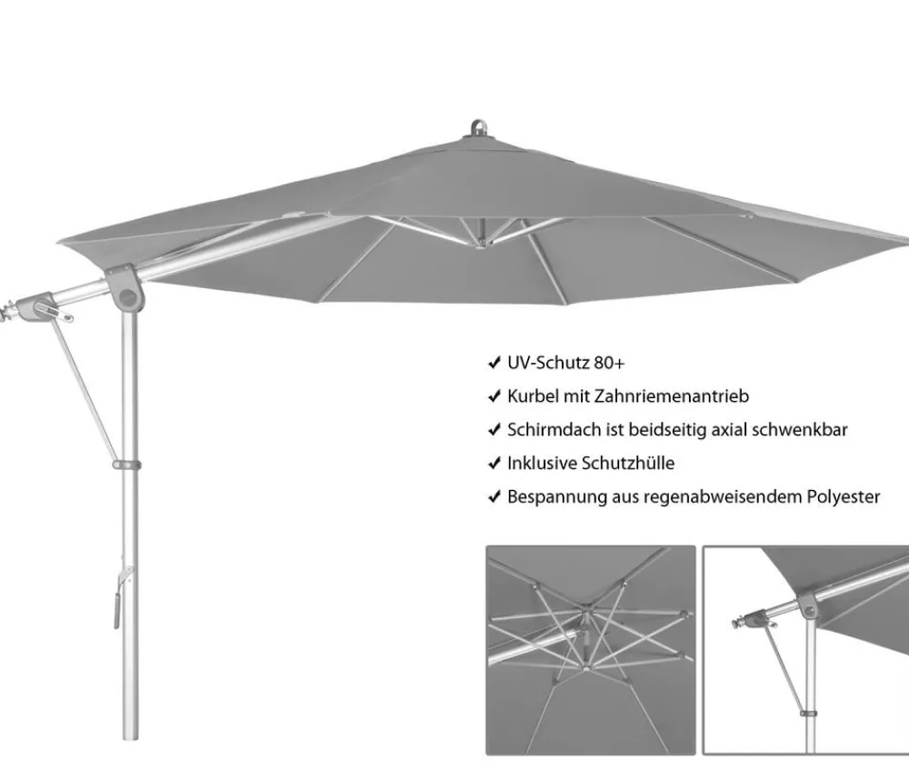 Doppler Sonnenschirme > Pendelschirm Expert, rund, ca. Ø350 cm